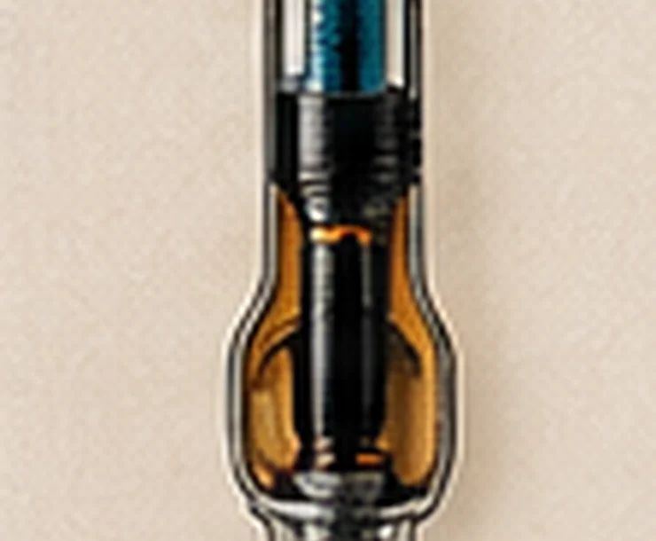 Illustrative collector artwork related to buying a vintage parker duofold button filler condition checks