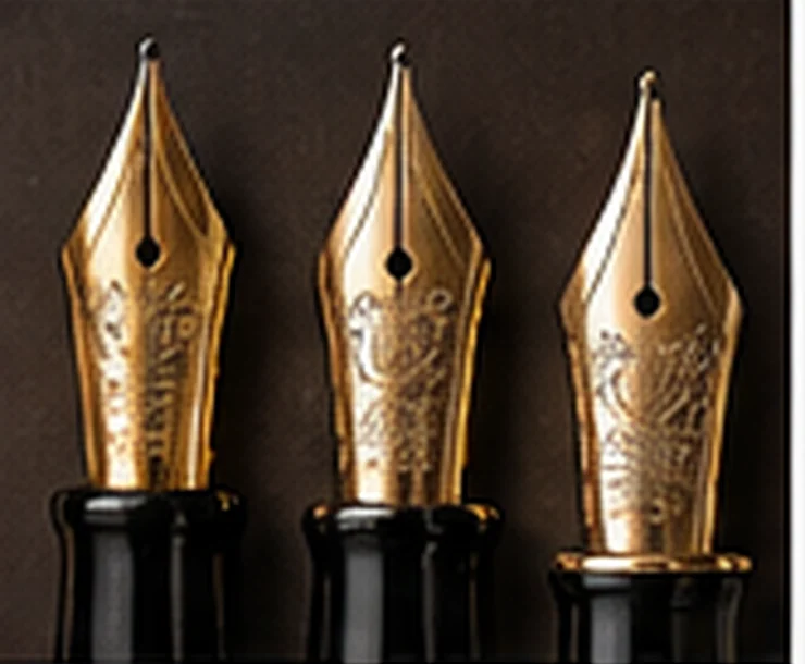 Illustrative collector artwork related to vintage fountain pen ink sac replacement diy or restorer