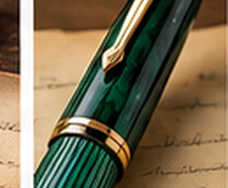 Illustrative collector artwork related to vintage pelikan 400 nib flex claims and authenticity checks